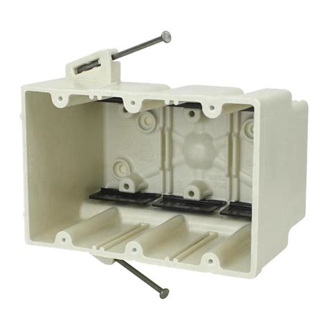 3 gang electrical cut in light switch box|Allied Moulded 3.